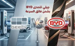 جيلي تتحدى BYD بشحن فائق السرعة في 4 دقائق