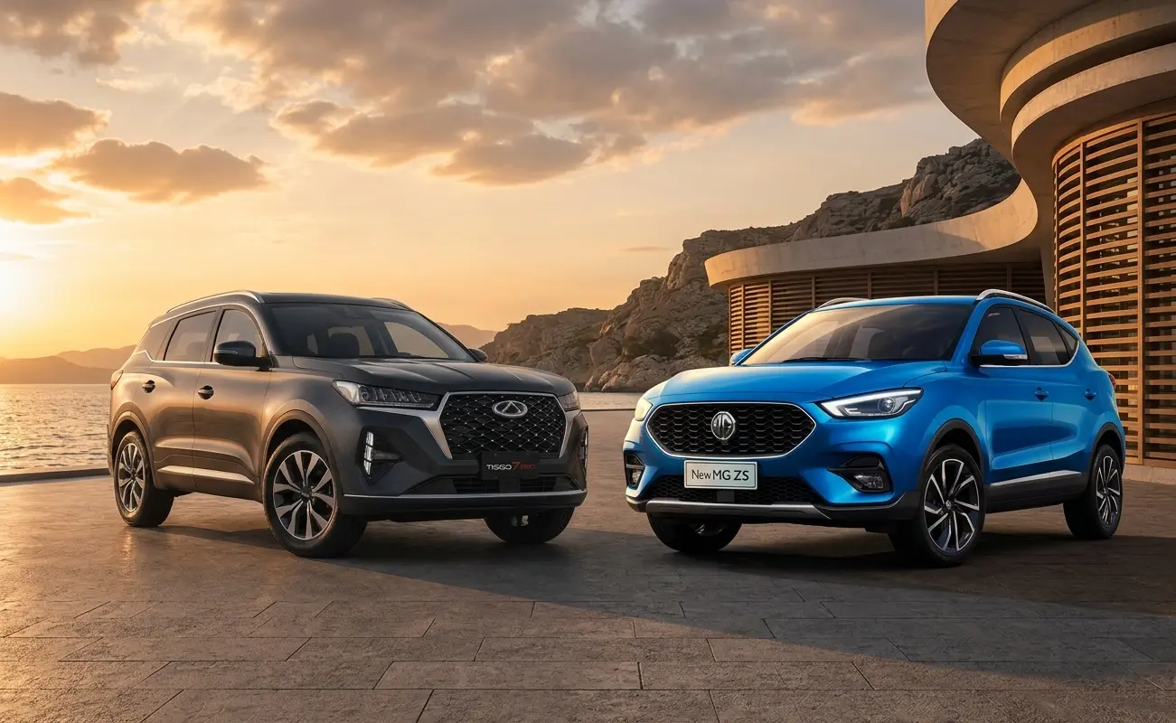 مقارنة بين شيري تيجو 7 برو وMG ZS