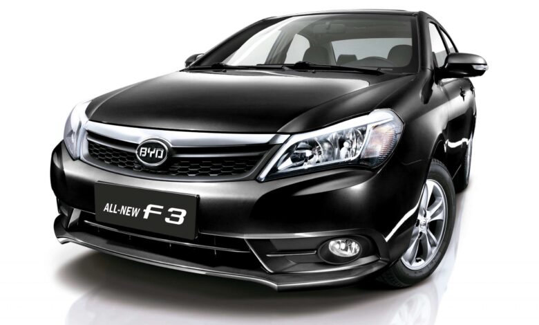 بي واي دي F3 سعر BYD F3