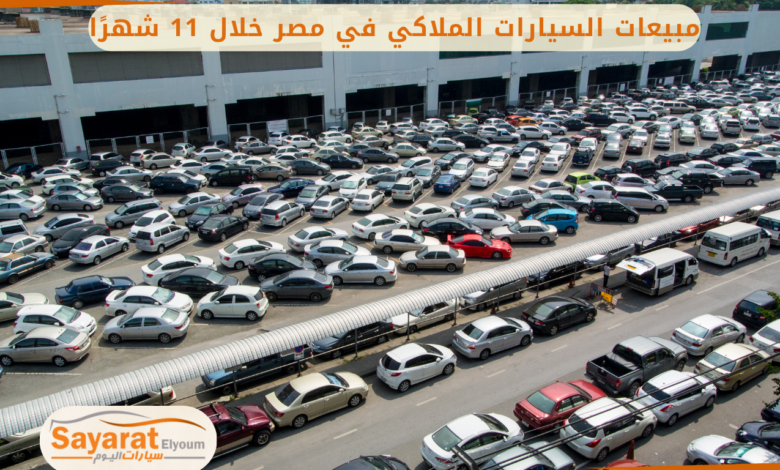 مبيعات السيارات الملاكي في مصر