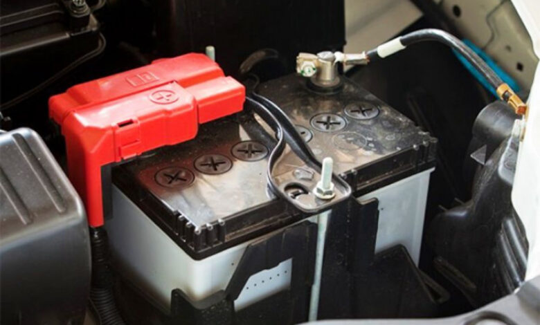 تخزين بطارية السيارة