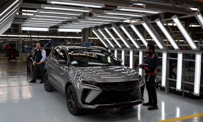 مصنع تجميع سيارات جيلي