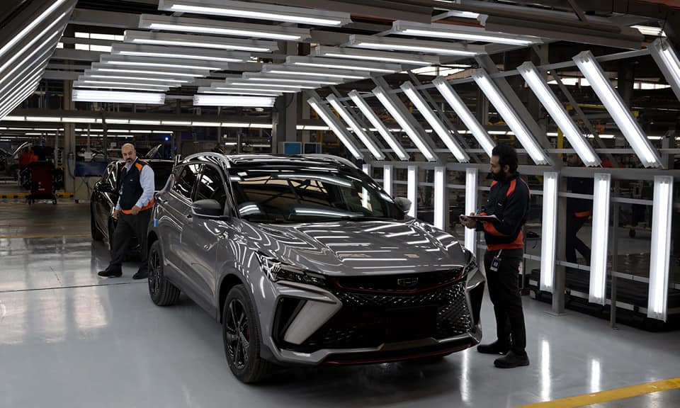 مصنع تجميع سيارات جيلي