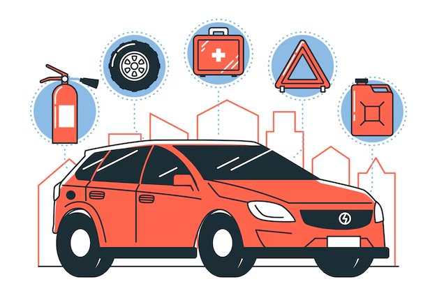 إكسسوارات السلامة للسيارة