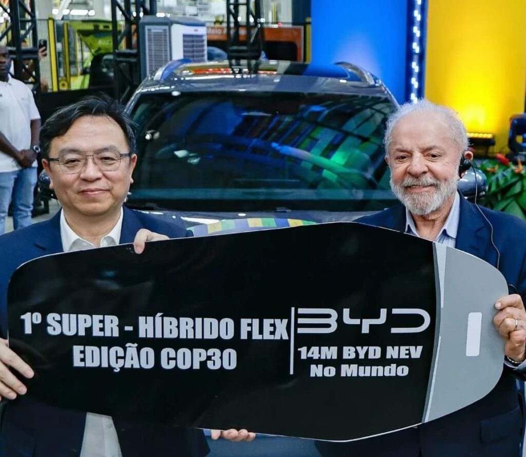 BYD تحتفل بوصول إنتاجها العالمي إلى 14 مليون مركبة نظيفة من مصنعها في البرازيل