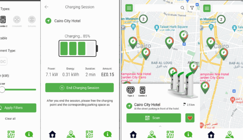 أفضل تطبيقات شحن EV في مصر: خرائط، الدفع، وسرعة التحديث