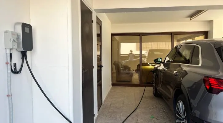 تركيب شاحن منزلي EV