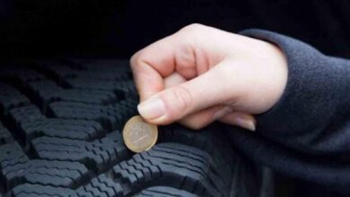 قياس عمق نقشة الكاوتش شيري