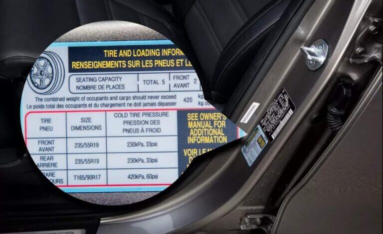 ضغط إطارات نيسان صني الصحيح