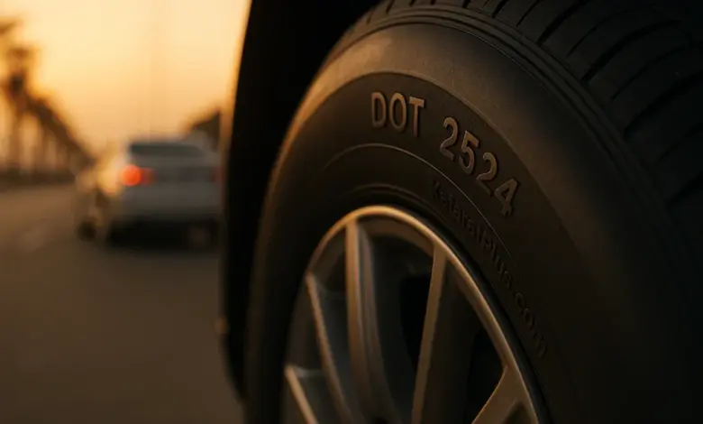 كيفية معرفة تاريخ إنتاج الإطار DOT