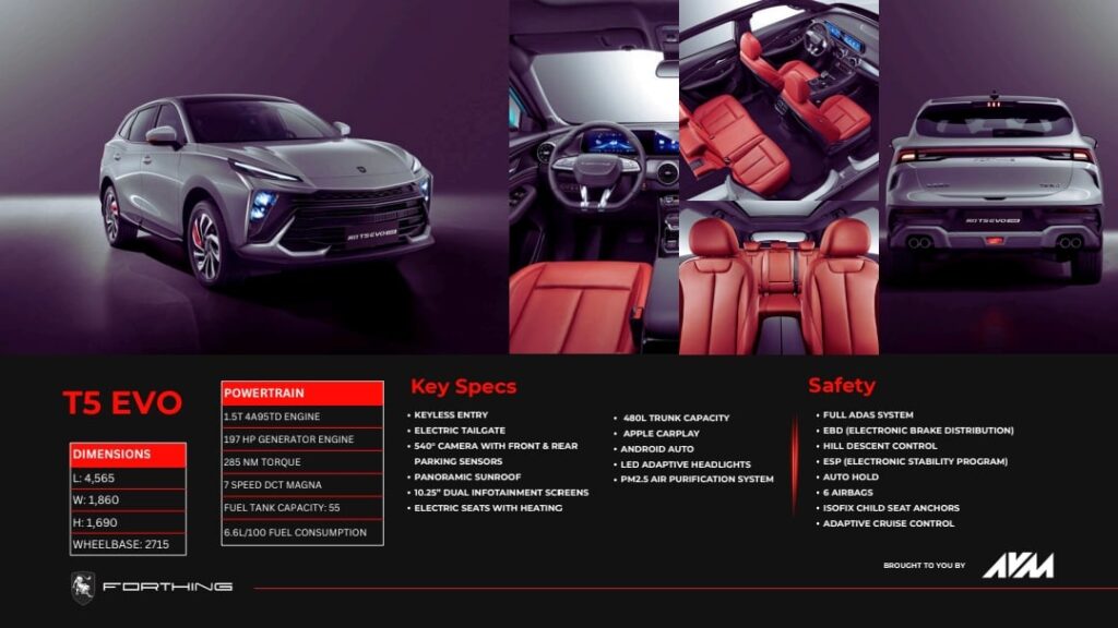 سيارة فورثينج T5 EVO