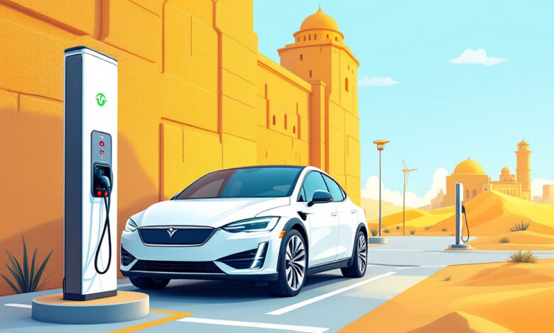 محطات شحن السيارات الكهربائية في مصر
