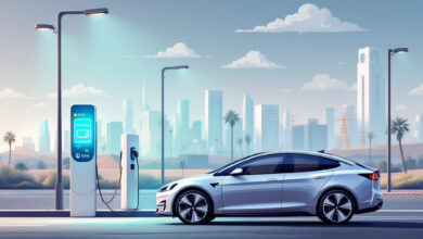 مشكلة شحن السيارة الكهربائية