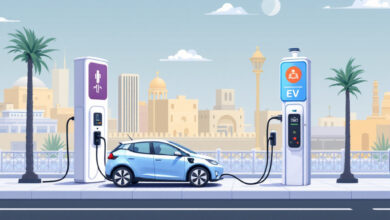 قواعد استخدام محطات شحن السيارات الكهربائية