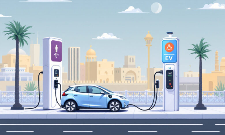 قواعد استخدام محطات شحن السيارات الكهربائية