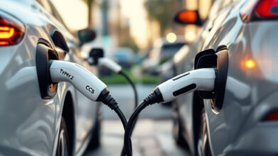 فرق type 2 وccs في شحن السيارات الكهربائية