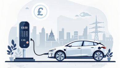 حساب تكلفة شحن السيارة الكهربائية