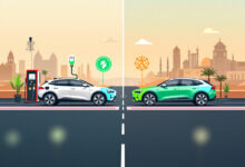 مقارنة السيارة الكهربائية والبنزين في مصر