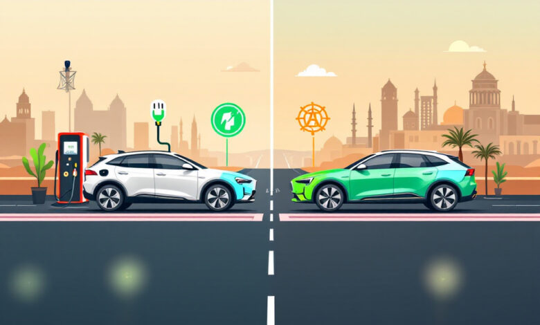مقارنة السيارة الكهربائية والبنزين في مصر