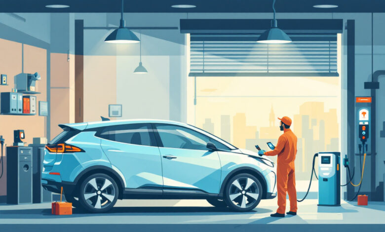 صيانة السيارات الكهربائية في مصر