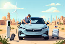 فحص السيارة الكهربائية قبل السفر