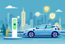 سلامة شحن السيارة الكهربائية