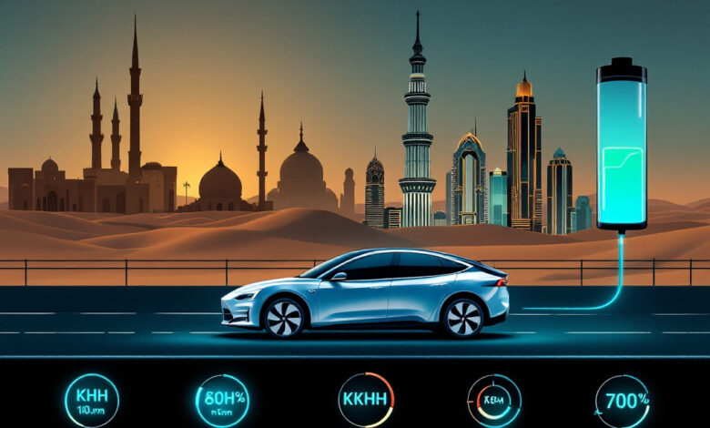 استهلاك السيارة الكهربائية kwh لكل 100 كم