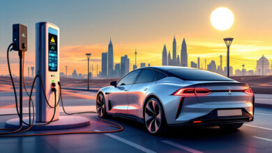 شبكة شحن السيارات الكهربائية في مصر