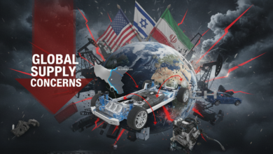 التوترات في الشرق الأوسط تثير مخاوف بشأن إمدادات الألومنيوم والبلاستيك المستخدمة في صناعة السيارات عالميًا.