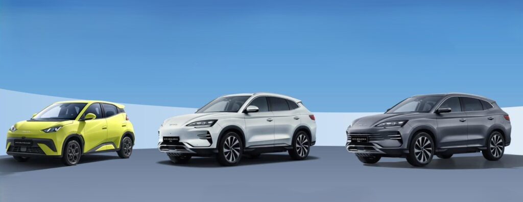 أسعار سيارات BYD الكهربائية