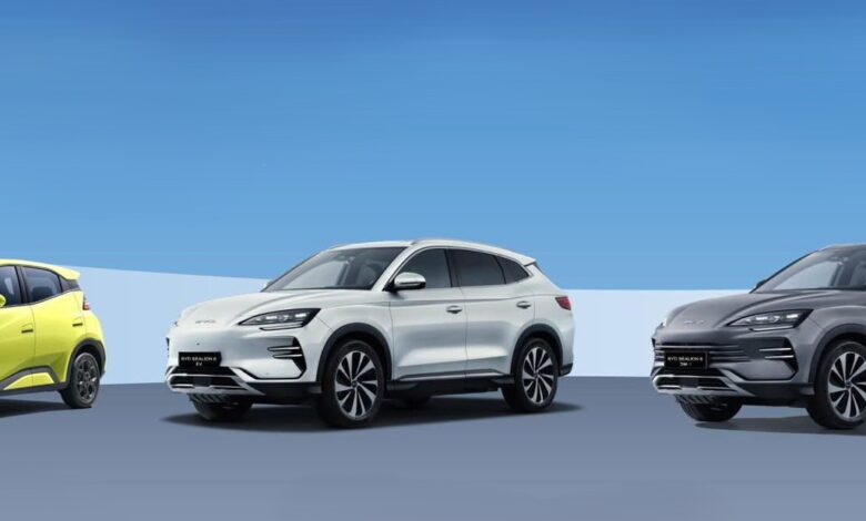 أسعار سيارات BYD الكهربائية