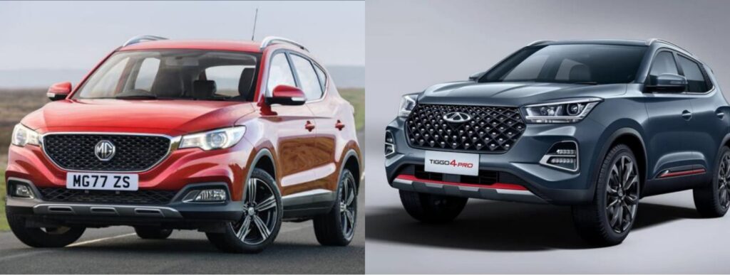 MG ZS vs Chery Tiggo 4 Pro