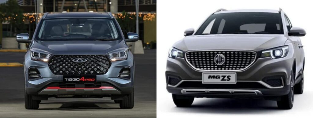 MG ZS vs Chery Tiggo 4 Pro