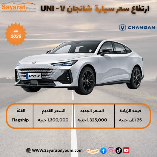 ارتفاع أسعار سيارات شانجان