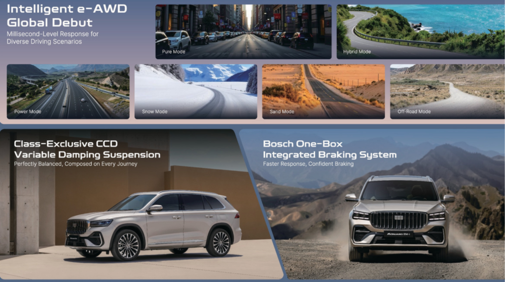 جيلي Monjaro تنطلق عالميًا من مصر.. أول SUV هجينة للعلامة